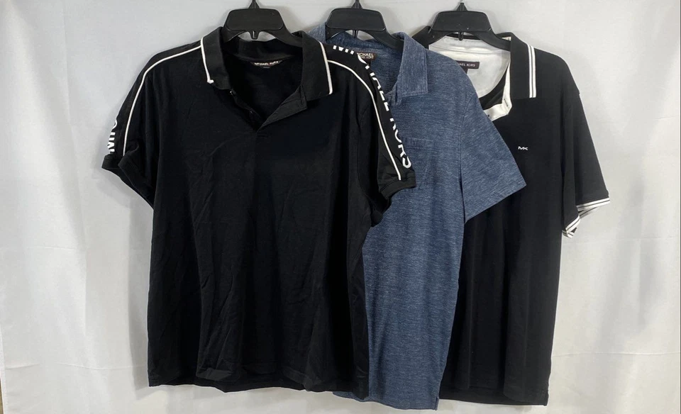 Lote Polo Michael Kors Para Hombre Multicolor Talla XL Foto 1 de 4