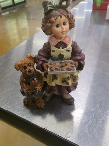 JUNGEN BÄR GESTERN KIND PUPPE STEIN JEAN ELLIOT DEBBIE BAKERS ORNAMENT 25852 - Bild 1 von 9
