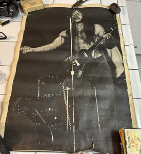 Vintage MARK FARNER 23x34” Rock Poster GRAND FUNK RAILROAD Rare 1970’s TEARS - Picture 1 of 12
