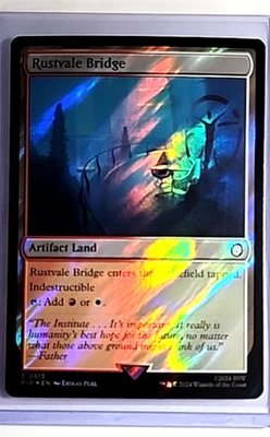 2024 MTG Magic The Gathering PIP Fallout Surge Foil #813 Rustvale Bridge - Image 1 of 2