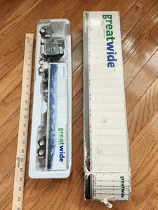 Peterbilt 379 Greatwide Logistics Tonkin Replicas Dry Van Trailer Truck 1:53 Box - Picture 1 of 13
