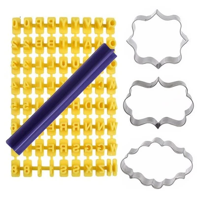 Buchstaben Fondant Schimmel Ausstechförmchen Keksausstecher Ausstecher Keksst... - Bild 1 von 4