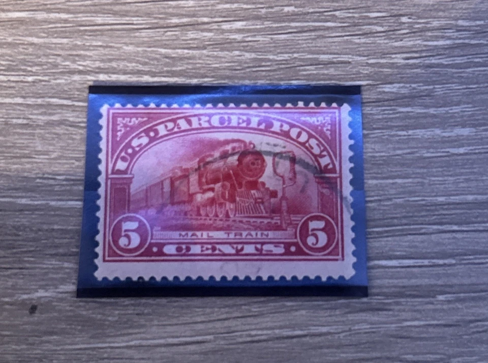 U.S. Used Stamp Scott #Q5 5c Parcel Post. XF - Superb Jumbo. A Gem! - Image 1 of 1