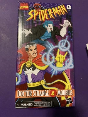 Juego de figuras de acción exclusivo de Spider-Man Marvel Legends Doctor Strange & Morbius Foto 1 de 4
