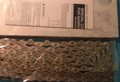 Shimano Dura Ace/XTR CN-7700 Chain NEW / NOS Vintage-6 to 9-Spd- NIB- 116L- NIB - Image 1 of 4
