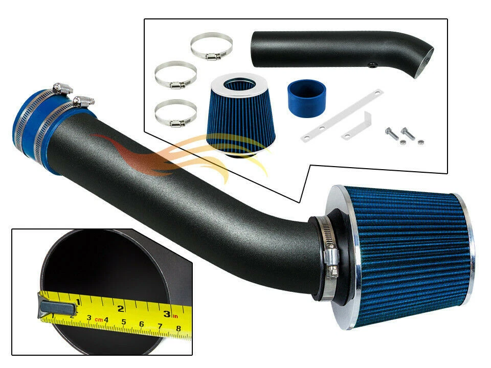 Kit de admisión de aire BCP RW AZUL para 98-02 Cavalier/Sunfire 2,2 L L4 Racing Ram + filtro Foto 1 de 3