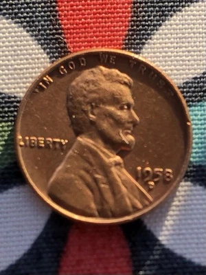 💎1958-D Lincoln Wheat Golden Hue‼️💎 Pristine! - Image 1 of 4