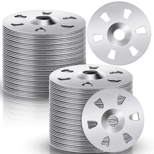 100 Pcs 1.38 Inch Washers for Installation of Foam Board Galvanized Steel Was... - Picture 1 of 7
