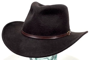 Cappello Outback Marrone 100% Lana di Dorfman Pacific Adulto Taglia XLarge - Foto 1 di 5
