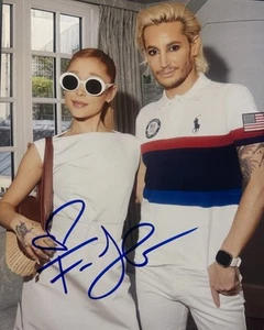 FOTO FIRMADA POR FRANKIE GRANDE 8x10 ACTOR ARIANA GRANDE HERMANO AUTÓGRAFO CERTIFICADO DE AUTENTICIDAD - Imagen 1 de 2