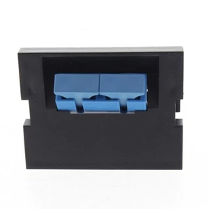 Leviton 41294-2CE Black MOS Duplex SC Fiber Optic 45� Coupling Jack 1.5 Module - Imagen 1 de 6