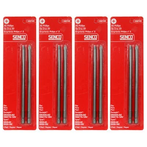 Senco EA0140 DuraSpin #2 Phillips Drive Bit Set 4PK for DS300-AC DS275-18V - Picture 1 of 1