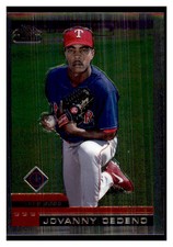 2000 Topps Chrome Traded & Rookies Jovanny Cedeno #T43 Rookie  Texas Rangers