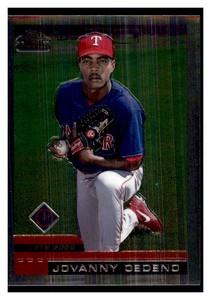 2000 Topps Chrome Traded & Rookies Jovanny Cedeno #T43 Rookie  Texas Rangers