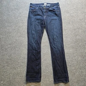 Hudson Jeans Womens 34 Blue Bootcut Dark Wash Mid Rise Stretch Casual Capsule - Picture 1 of 12