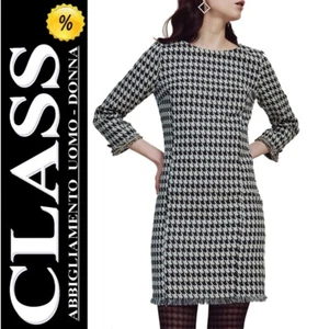 Damen Kleid kurz Goa Goa Mod. MUTI (OC) 3/4 Arm Pied de Poule (-10%) - Bild 1 von 5