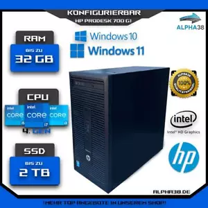 HP EliteDesk 700 G1 MT | 💎 Windows 10/11 PRO PC | Bis i7 - 32 GB RAM - 2 TB SSD - Imagen 1 de 4