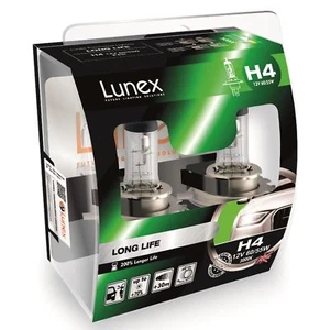 Lunex Long Life H4 9003 (472) Bombilla Faro 3000K Paquete Doble - Imagen 1 de 1