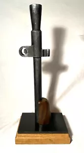 Support display stand for Enfield Jungle n°5 Mk1 bayo. with wooden base - Foto 1 di 5