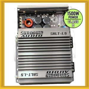 Sundown Audio SALT-1.5 1500 Watts Power Mono Block Class D Car Amplifier - Picture 1 of 6
