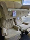 New G Plan Sofa /daybed + Chair +  Recliner Chair Beige Fabric 