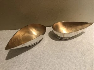 Beautiful Pair Of Ravissant Sterling Silver 925 Dishes Bowls Nuts Candy 162g - Picture 1 of 12