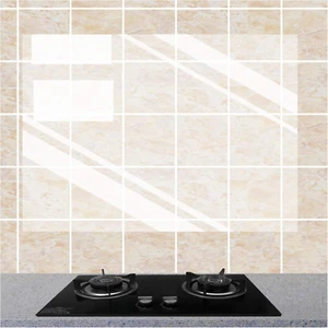 3Pcs Kitchen Backsplash Protector Clear Oil Proof Wall Stickers Wallpaper Transp - Picture 1 of 8