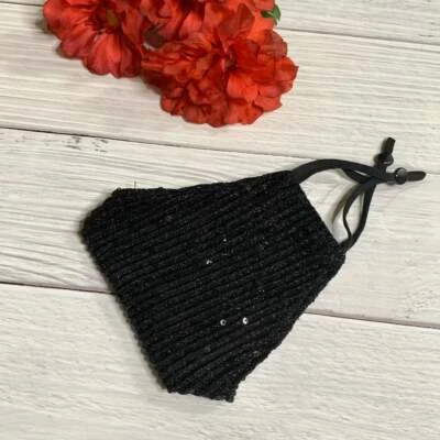 Sequin Elegant Glitter Glam Face Mouth Mask - Image 1 of 4