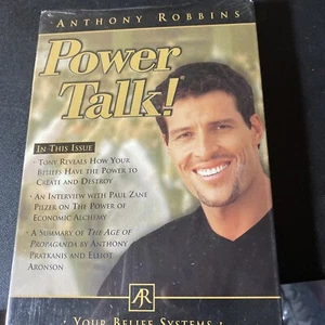 Power Talk! Your Belief Systems Anthony Tony Robbins Set NEW SEALED - Picture 1 of 4