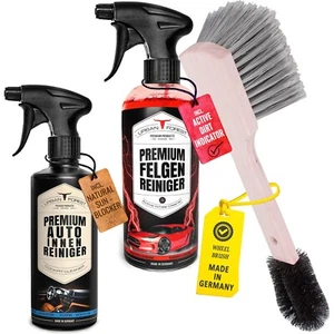 SPARSET Premium Felgenreiniger + Innenraumreiniger +hochwertige Felgen Bürste - Bild 1 von 13
