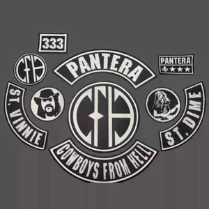 EMBROIDERED PANTERA CFH FULL PATCH SET 10pcs (Please Read Ad) - Picture 1 of 6