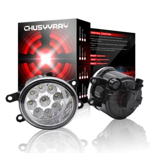 LED Bumper Fog Lights Lamps Pair Right&Left For Toyota Tundra 2014-2021 - Foto 1 di 14