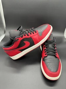 Nike Air Jordan 1 low Bulls White Black Gym 46 EU US 12 Bred Space Jam Reverse - Bild 1 von 6