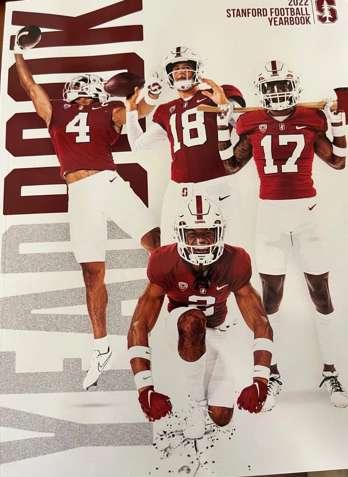 2022 STANFORD CARDINAL FOOTBALL YEARBOOK PROGRAM NCAA COLLEGE CHAMPIONS - Image 1 of 1