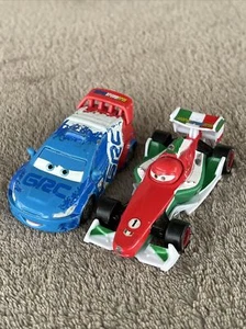 Disney Pixar Cars Diecast Francesco Bernoulli & Raoul Caroule WGP 1:55 Scale - Picture 1 of 5