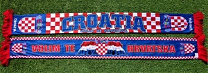 Kroatien Poly Schal "CROATIA" FAN Scarf Bufanda Echarpe +NEU+ VOLIM TE HRVATSKA - Bild 1 von 1