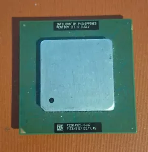 TUALATIN CPU PENTIUM III-S 1133 SOCKET 370 TESTED PROCESSOR RETRO PC VINTAGE LGA - Foto 1 di 2