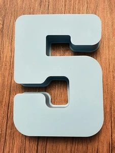 Silicone Number 5 Mould 6” Baking Mould For Chocolate Cake Wax Resin Crafts - Picture 1 of 5