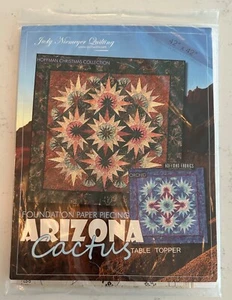 Judy Niemeyer Arizona Cactus Pattern Foundation Paper Piecing Quilting Table Top - Picture 1 of 2
