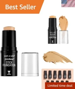 Long-Lasting Photo Focus Foundation Stick in Soft Beige | & Cruelty-Free - Picture 1 of 9