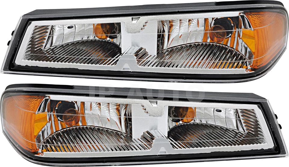 Juego de luces de estacionamiento para Chevrolet Colorado 2005-2008 lado conductor y pasajero Foto 1 de 4