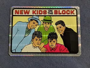 Vintage Stickers NEW KIDS ON THE BLOCK Prism Vending Machine Sticker 80s RETRO - Picture 1 of 2