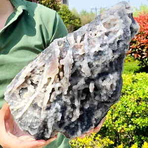 8.58LB Natural sphalerite granulated sugar cluster quartz mineral specimen - Picture 1 of 13