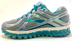 Brooks Adrenaline GTS 16 para mujer talla 7,5 B plateado verde azulado para correr mediano casi como nuevo - Imagen 1 de 10