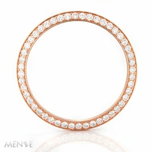 Aftermarket Brillant Lünette für Rolex Datejust 31 mm by Menze Roségold (22348) - Bild 1 von 8