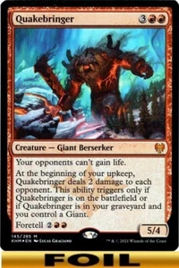 1x - Quakebringer - FOIL - Kaldheim - NM MTG - Picture 1 of 1