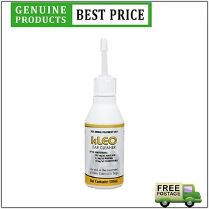 Kleo Ear Cleaner Drops Treatment of Otitis Externa For Dogs 100 mL - Picture 1 of 2