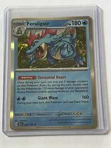 Feraligatr 41/162 Pokemon Temporal Forces 2024 Near Mint Holo Rare - Bild 1 von 15
