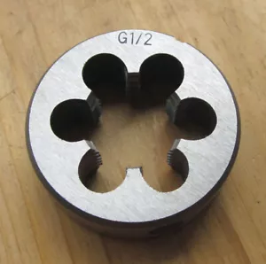 British Standard Pipe BSPP (G) Parallel Left hand Thread Die Select Size - Picture 1 of 1