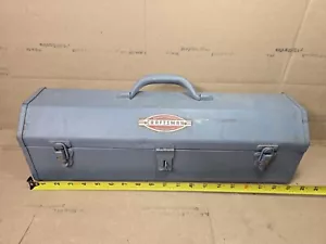 Vintage Craftsman Tombstone Metal Toolbox w/ Red Tray PLS READ DESCRIPTION - Picture 1 of 11